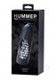 Hummer 2.0 Silicone Rechargeable Vibrating Stroker - Crystal Clear/black Pearl